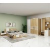 CHAMBRE A COUCHER UL25BE0040 LIT160/2CHEVET/COIF +ARMOIRE CHAMBRE-UL25BE0040