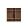 CHAMBRE DZ43 LIT160+1 CHEVET +ARMOIRE 4PORTE +COIFFEUSE CHENE/GRIS MARBRE CHAMBRE-DZ43