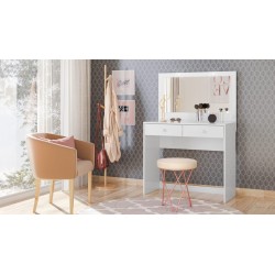 COIFFEUSE BLANCHE DAILA 910 × 1330 × 415 D908-10 COIF-D908-10
