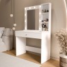 COIFFEUSE BLANCHE MO3-W 900 × 1470 × 425 MO3-W-COIF
