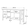 COIFFEUSE MA3-SW 1400 × 600 × 750 MA3-SW-COIF