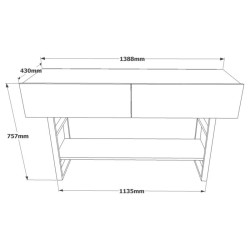 CONSOLE DENTREE ML24A MEUB-ML24A