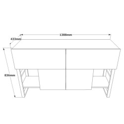 CONSOLE DENTREE ML25A MEUB-ML25A