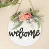 DECO FLEUR BRIDE/WELCOME/TRIANGLE/ROND FLEUR-BRIDE-WELCOME