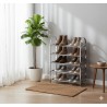 ETAGERE DE RANGEMENT ALU 60 × 23 × 85 5 NIVEAUX CHAUS-A25