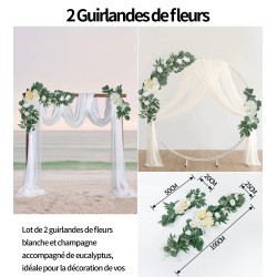 FLEUR COMPOSEE POUR ARCHE/2 FLEUR-ARCHE