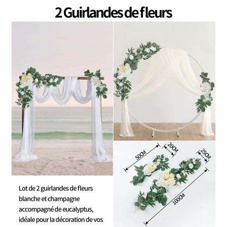 FLEUR COMPOSEE POUR ARCHE/2 FLEUR-ARCHE