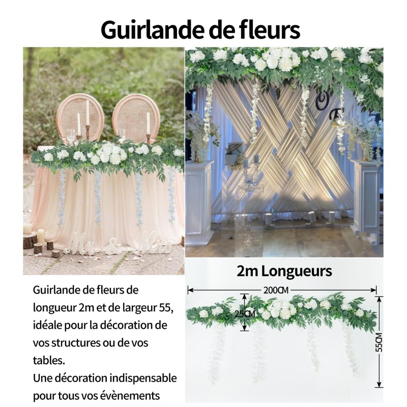 FLEUR POUR ARCHE 2MX0.55 GUIR-ARCHE