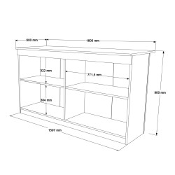 ILOT CENTRALE CUISINE OR1-S ILOT-OR1-S