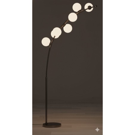 LAMPE LED A POSER AVEC SOCLE 1M20 5196BK 5196-LAMPE