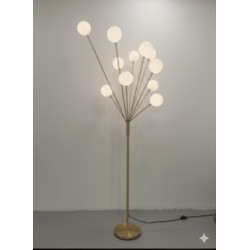 LAMPE LED A POSER AVEC SOCLE 1M20 D02 (BOULE) LAMPE-D02
