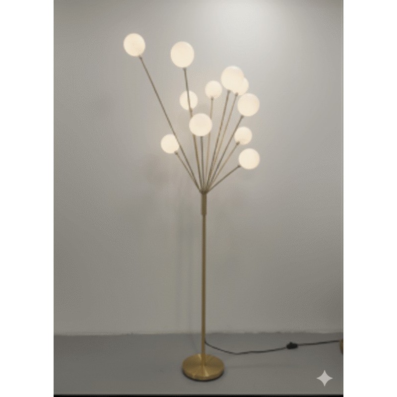 LAMPE LED A POSER AVEC SOCLE 1M20 D02 (BOULE) LAMPE-D02