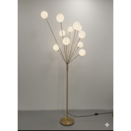 LAMPE LED A POSER AVEC SOCLE 1M20 D02 (BOULE) LAMPE-D02