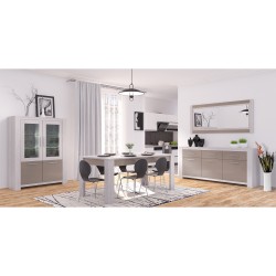 LAURA TABLE A MANGER RALLONGE 180/230 LAURA-TABLE