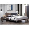 LIT 160 × 200 DZ30A MARRON GRIS LIT-DZ30A