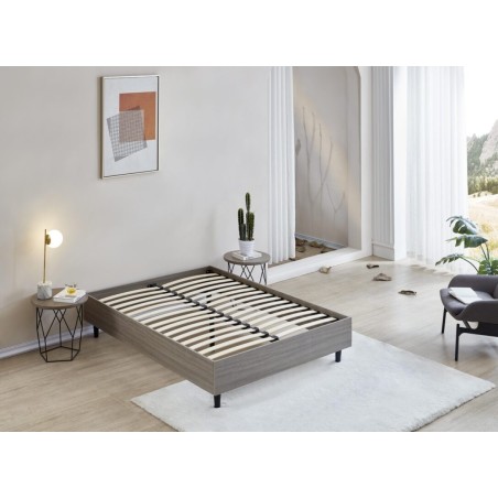 LIT COMPLET AVEC SOMMIER INTÉGRÉ BD01-140 LIT-BD01-140