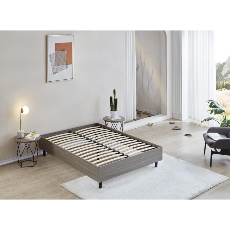 LIT COMPLET AVEC SOMMIER INTÉGRÉ BD01-160 LIT-BD01-160