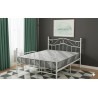 LIT EN FER FORGE 140 × 190 BLANC LITFERBLANC-140