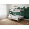 LIT SUPERPOSES 2P+1P GRIS LITSUP-2P1P