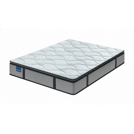 MATELAS AVEC SURMATELAS INTEGRE 140 × 190 × 26 MAHORA DREAM MATE-SUR140-MAHORACREAM