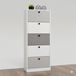MEUBLE CHAUSSURE 3565-5 65 × 24 × 170 5 TIROIRS CHAUS-3565-5