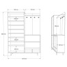 MEUBLE CHAUSSURE OS1-SW CHAUS-OS1-SW