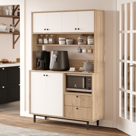 MEUBLE CUISINE RE5-SW CHENE BLANC CUIS-RE5-SW