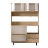 MEUBLE CUISINE RE5-SW CHENE BLANC CUIS-RE5-SW