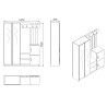 MEUBLE DE COULOIR DD5-AW MEUB-DD5-AW