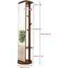 MIROIR SUR PIED A360° AVEC PORTE MANTEAU M919 MIR-M919