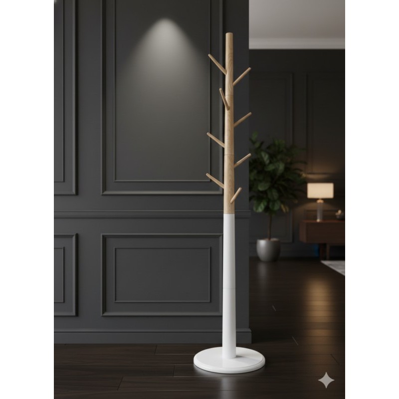 PORTE MANTEAU BLANC 818 MANTO-818