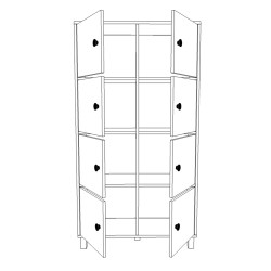 RANGEMENT BUREAU MN06-BA BURE-MN06-BA