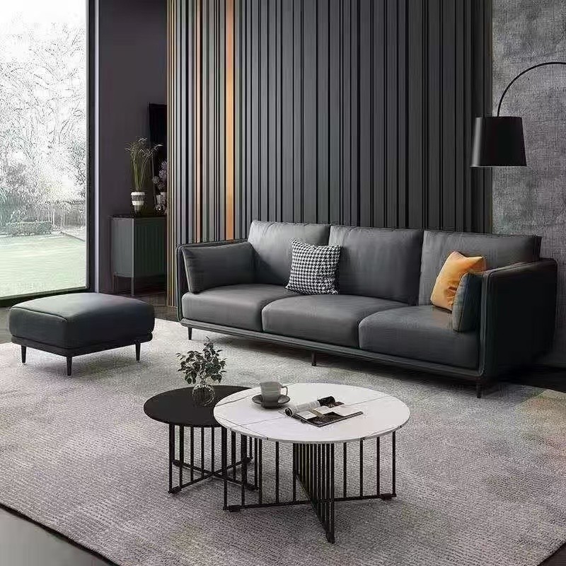 SALON 210CM AVEC REPOSE PIED QY904 SALON-QY904