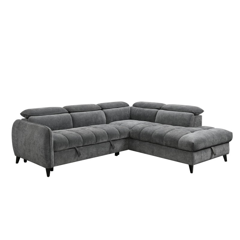 SALON ANGLE CONVERTIBLE /COFFRE KF7821 254 × 221 × 78 MISTERIO SALON-KF7821