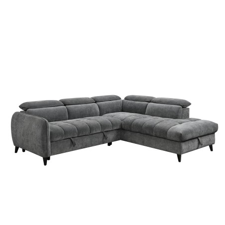 SALON ANGLE CONVERTIBLE /COFFRE KF7821 254 × 221 × 78 MISTERIO SALON-KF7821