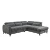 SALON ANGLE CONVERTIBLE /COFFRE KF7821 254 × 221 × 78 MISTERIO SALON-KF7821