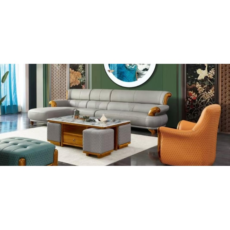 SALON ANGLE F038 GRIS SALON-F038