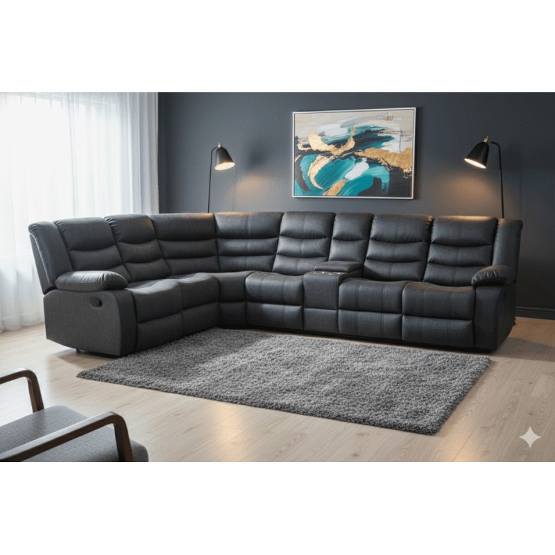 SALON ANGLE RELAX XLH-9011 GRIS RELAXANGLE-GRIS