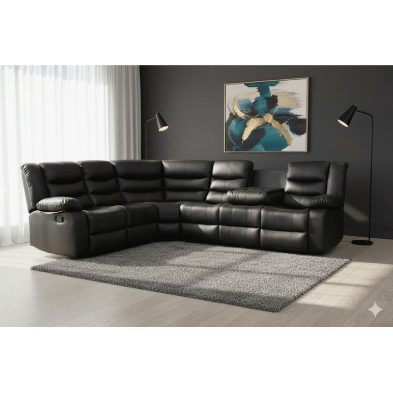 SALON ANGLE RELAX XLH-9011 NOIR RELAXANGLE-NOIR