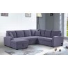 SALON PANORAMIQUE CONVERTIBLE /COFFRE XL1616 GRIS 273 × 143 × 88 SALON-XL1616