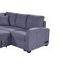 SALON PANORAMIQUE CONVERTIBLE /COFFRE XL1616 GRIS 273 × 143 × 88 SALON-XL1616
