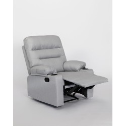 SALON RELAX GRIS 7664-27 90 × 100 × 48-165 RELAX-7664-27