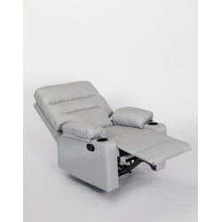 SALON RELAX GRIS 7664-27 90 × 100 × 48-165 RELAX-7664-27