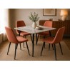 TABLE 8080 CARREE 80 × 80 GRISE TABLE-8080