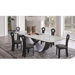 TABLE AVEC RALLONGES CERAMIQUE T931 2400 × 1000 × 750 TABLE-T931