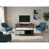 TABLE BASSE K15 BLANC NOIR K15-TB