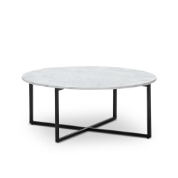 TABLE BASSE RONDE MARBRE CT380 86 × 86 × 37 CT380-TB