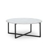 TABLE BASSE RONDE MARBRE CT380 86 × 86 × 37 CT380-TB