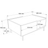 TABLE BASSE SD4-C5 936 × 600 SD4-C5-TB