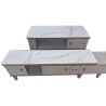 TABLE BASSE T12 BLANC/MARBRE T12-TB